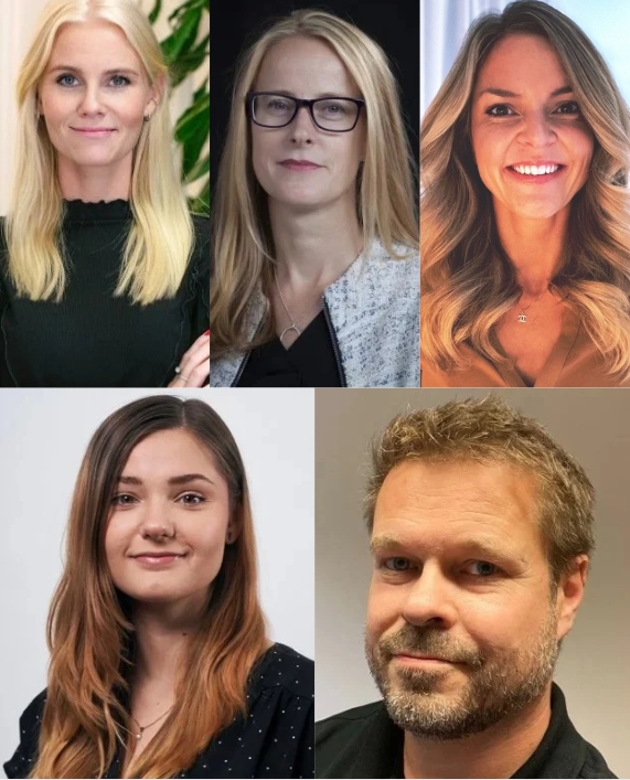 Sandra Strandberg, Mattias Ersson, Annika Lidefeldt, Maria Welander & Amanda Blomberg