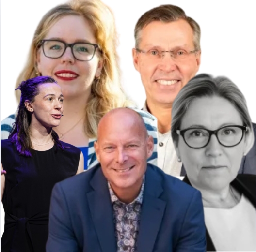 Sandra Karlsson, Björn Tell, Stefan Nilsson, Johanna Wendesten & Ann Wingård